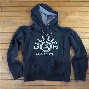 Charcoal Cali Life golden state Hoodie Sweater
